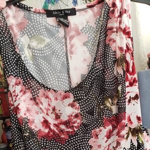 Floral blouse tank